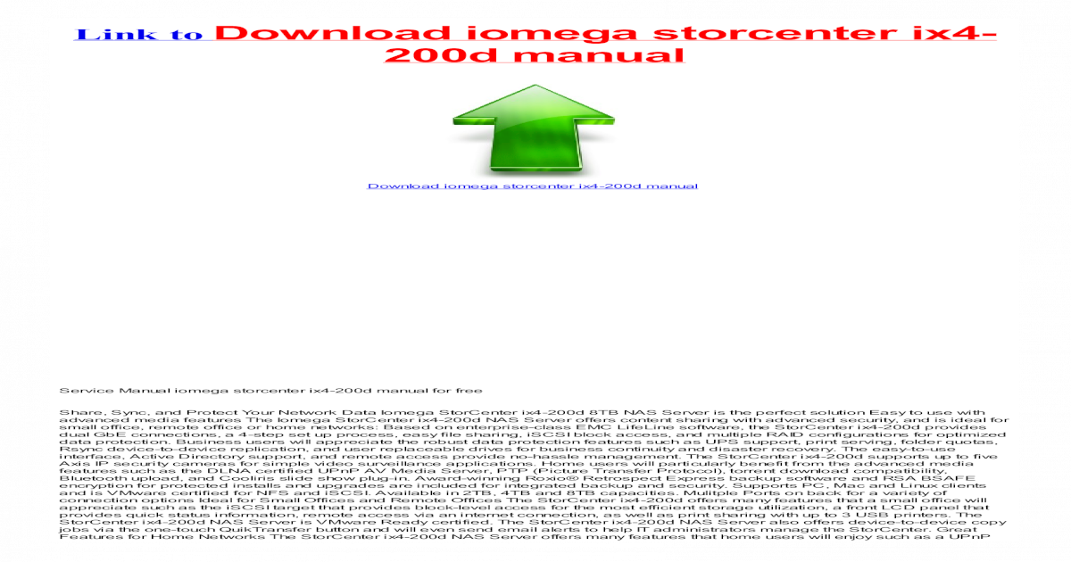 iomega storage manager os x download